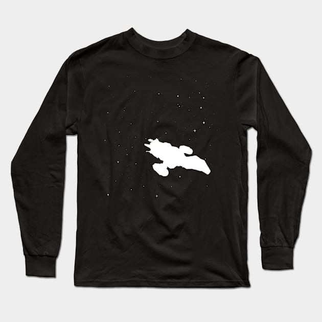 Serenity in Space Long Sleeve T-Shirt by pineapplesplit